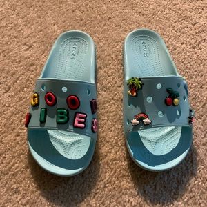 Iconic Crocs Comfort Slides